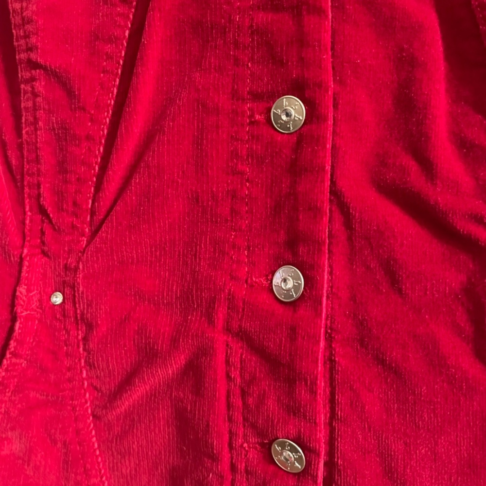Red Corduroy Jacket - Picture 4 of 5